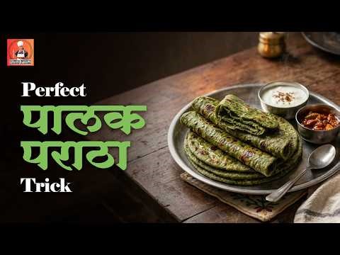 Palak Paratha Recipe | Healthy Spinach Paratha Breakfast in Minutes