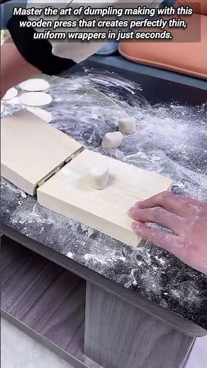 ​Traditional Wooden Dumpling Press For Perfectly Uniform Homemade Wrappers