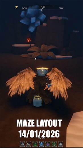 MAZE LAYOUT MERCHANT LOCATION PIRATE ISLAND THE FORGE ROBLOX 14/1/2026