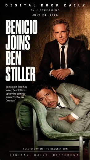 Benicio Del Toro Joins Ben Stiller's New Apple TV+ Comedy | Protective Custody
