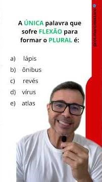 Plural de lápis #português #enem #dicasdeportugues #gramatica #dicasdeportugues #concursopublico