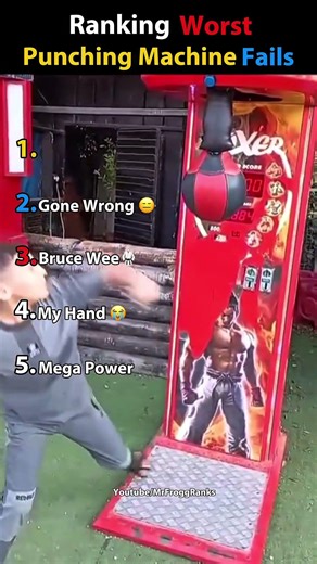 Ranking The Worst Punching Machine Fails