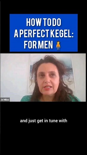 How to do Kegel Exercises for Men (Dr. Jo Milios Instructions: 'Nuts to Guts')