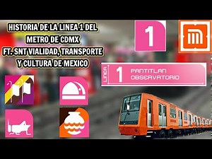 HISTORY OF LINE 1 OF THE CDMX METRO FT. SNT ROADS, TRANSPORTATION AND CULTURE OF MEXICO