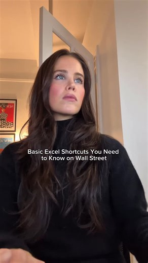 Juliet Mackay on Instagram: "As someone who has spent the past 5+ years working on Wall Street and living in Excel, these are the basic Excel shortcuts you need to know to be successful. 1. ‘Ctrl + B’ toggles bold. ‘Ctrl + I’ toggles italic. ‘Ctrl + U’ toggles underline. Quick way to apply aesthetic formatting to numbers and words. 2. ‘Ctrl + 1’ to format cells including number, currency, date, percentage, and more formats. 3. ‘Alt + =’ to sum a range of consecutive values. 4. ‘Alt + E + S’ open