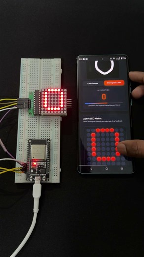 🤯 I taught an ESP32 to read my handwriting ✍️