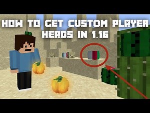✔️ How To Get Custom Player Heads and Mini Blocks In Minecraft! ✔️