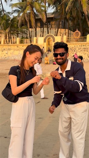Vaibhav Pingale on Instagram: "First foreigner in my challenge series and she came with full UK confidence 🇬🇧😂 But the real question was… can she guess the marbles in my hand? 👀🔥 Mumbai streets vs London instincts — who do you think won? 😭💸 Best comment gets pinned — be creative, be funny, be savage 👇🔥 Mumbai reactions > everything! 🎥: @flash_00s7 Foreigner Challenge | UK Girl in India | Street Challenge | Public Reaction India | Funny India Content | Viral Desi Entertainment | Mumbai 