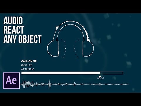 Audio React Any Object | Audio Reaction After Effects Tutorial