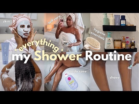 THE *ULTIMATE* EVERYTHING SHOWER ROUTINE | FEMININE HYGIENE, BODYCARE, GLOWY SKIN + SMELL GOOD 24/7