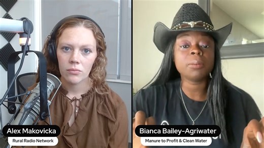 Describe Agriwater with emojis? Okay. They ⚡ to make clean  and . Dr. Bianca Bailey joins us ahead of the 2025 Nebraska Ag Expo to explain how Agriwater's technology shocks manure with electricity to separate out valuable nutrients and create reusable water right on the farm! #AgTechTalk #agtech #agriculture #farming | 107.9 The Bull | Facebook