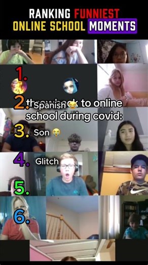 Ranking CRAZIEST Zoom Class Moments #shorts #funny #relatable