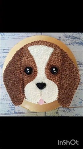 cute dog lover birthday cake design #puppy theme cake #cake#shortsfeed #shortvideo #youtubeshorts