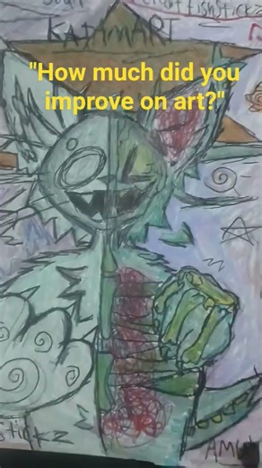 My old art is....interesting...hehhe #art #antizoo #drawing #artist #silly #weirdcreatures