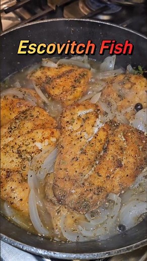 Escovitch Fish Mom's Recipe Follow for free recipes #fish #jamaican