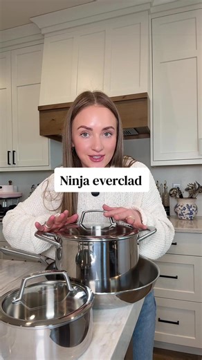 The perfect cookware set to replace your nonstick 👏🏼 #tiktokshopspringglowup #cookware #pans #stainlesssteelpan #ninjaeverclad