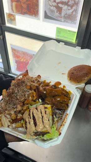 Delicious WINGS, NU BURGER, and CRABBY FRIES Today!
