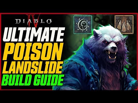 NEW BEST DRUID BUILD! (NO UNIQUES!) // Diablo 4 Poison Landslide (Plague Shifter) Druid Build Guide