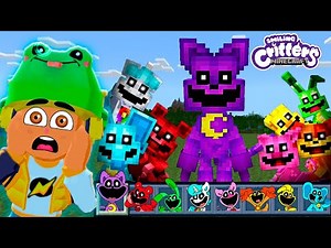 ¡LOS SMILING CRITTERS en MINCRAFT MOD! (POPPY PLAYTIME CHAPTER 3) 🐸 SIMBA