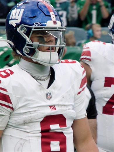 Jaxson Dart reflects on his rookie season & sets goals for 2026 #giants #shorts #nfl #jaxsondart