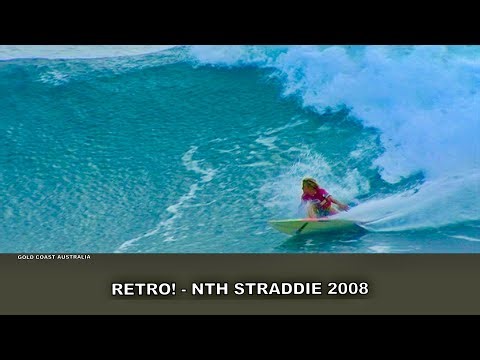 Surfing RETRO! Pumping North Stradbroke Island 2008