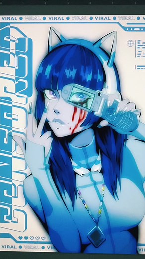 Creating Cyber Girls in My AI Mind | Digital Art TikTok Compilation