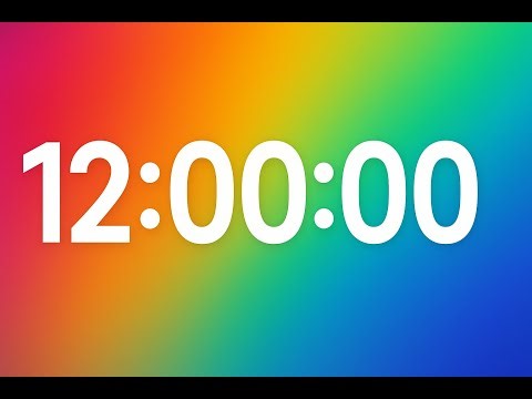 12-Hours Countdown Timer – Clean & Simple