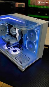 New mATX white build featuring Tecware VX Prism M case. This may be small, but it packs a punch to deliver performance in a compact mATX case. #CustomPC #GamingPC #PCBuild | Strategic Technologies Gaming Computers