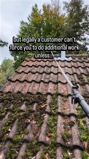 Can a customer legally make you do more work for free #pressurewashing
