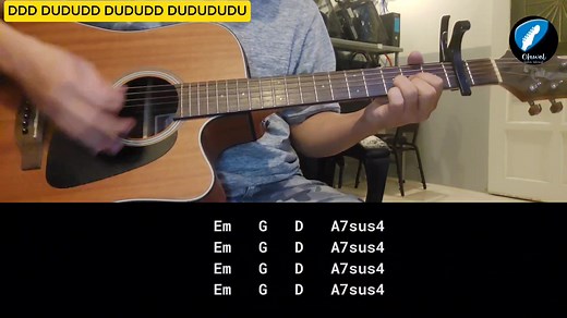 Wonderwall Oasis Guitar Lessons For Beginners capo on 2nd Fret Key F#m #wonderwall #oasis #guitarlesson #guitartutorial #guitarchords | Ohwel Guitar Tutorial