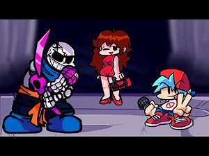 FNF vs Dusttrust Sans - Rampage (FC) (FNF Mods)