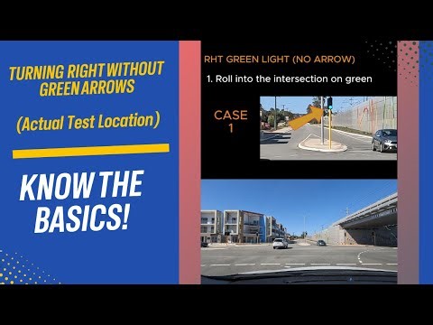 Practical driving TEST tips for WA . Tricky Lights @ KELMSCOTT test route. Turning Right w/o arrows.