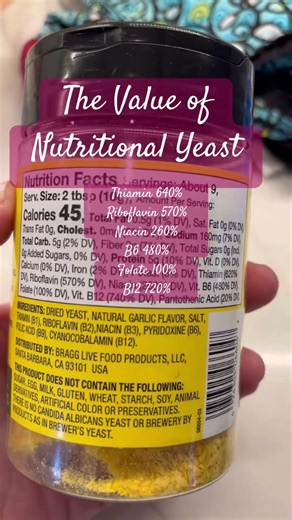 The value of nutritional yeast. cheesy and full of nutrients. #nutritionalyeast #nutrition