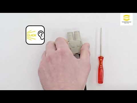 HARTING Han® 70A Module - Assembly and removal instruction