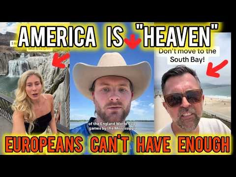 Europeans "TREMBLE" At The Sight of American "HEAVEN." MIND BENDING!