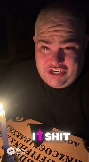 Mikey PLAYS OUIJA BAD IDEA😳☠️ #ai #funny #comedy #kidbehindacamera #shorts #ghost