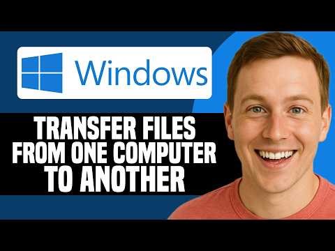 How To Transfer Files From One Computer To Another (Easiest Way!)
