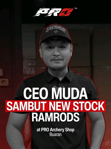 Sudah Approve by CEO Muda PRO Archery✅ Stok dari @ramrodsarchery kali ini sudah sampai di PRO Archery, pastinya buat memenuhi kebutuhan alat panahan kalian dong, PRO Archers. Masih bingung cari kebutuhan alat/spare part panahan? langsung aja ke PRO Archery🏹🏹 #PROArchery #panahanindonesia #archery #olahraga