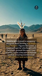 Apache women were trained warriors, showcasing a crucial aspect of their society's resilience. #nativeamerican #historyfacts #survival #historical | Professor Heinrich - Stoic Philosophy