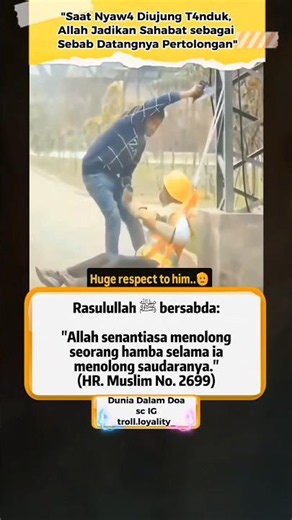 "Saat Nyaw4 Diujung T4nduk, Allah Jadikan Sahabat sebagai Sebab Datangnya Pertolongan"