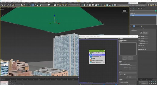 下雨教程 Simulating Rain with 3ds Max and Tyflow