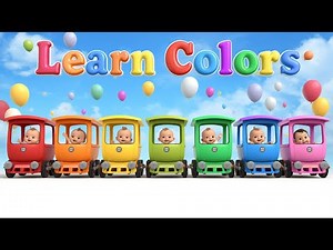 Learn Colors with Color Trains for Kids | Rainbow Train | Color Learning for Toddlers