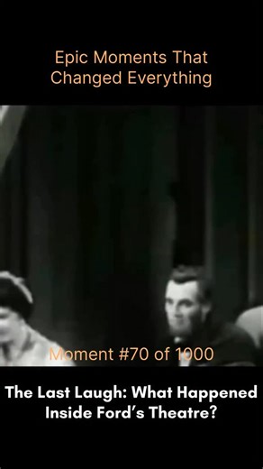 Epic Moments That Changed Everything on Instagram: "One laugh. One shot. One moment that changed America forever. 🎭🇺🇸 On April 14, 1865, President Abraham Lincoln was laughing at a line in “Our American Cousin” when the unthinkable happened. John Wilkes Booth stepped into the presidential box, fired a single shot, and leaped onto the stage with a bone-chilling cry: “Sic semper tyrannis!” What followed was a night of pure chaos. As Lincoln lay slumped and lifeless, soldiers carried him across 