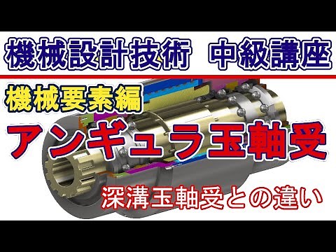 Mechanical design technology Angular contact ball bearings Bearing structure and function Differe...