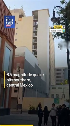 Watch: 6.5 Earthquake Jolts Mexico, Alarms Interrupt President Sheinbaum’s Live Press Conference