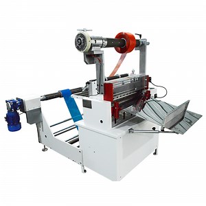 [Hot Item] 280kg Double-Blade Cutter Hexin Wooden Case Band Automatic Laminating Cutting Machine