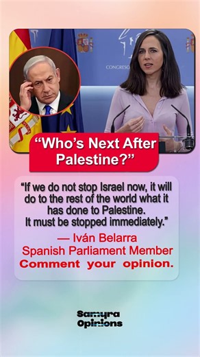Israel–Gaza Debate Grows After Spanish MP's Speech #geopolitics #trendingnow