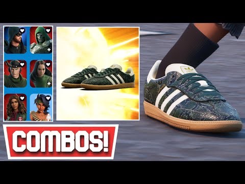 *NEW* BEST ADIDAS SAMBA OG 'PYTHON' KICKS COMBOS! | Fortnite