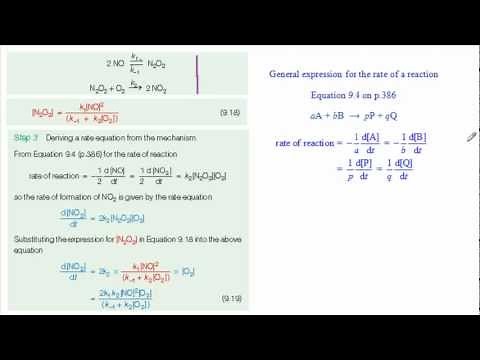 Using the steady state approximation