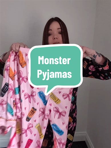 Monster Energy Pyjamas 😘 A love them #pyjamas #pjs #monster #bow #tiktokmademebuyit